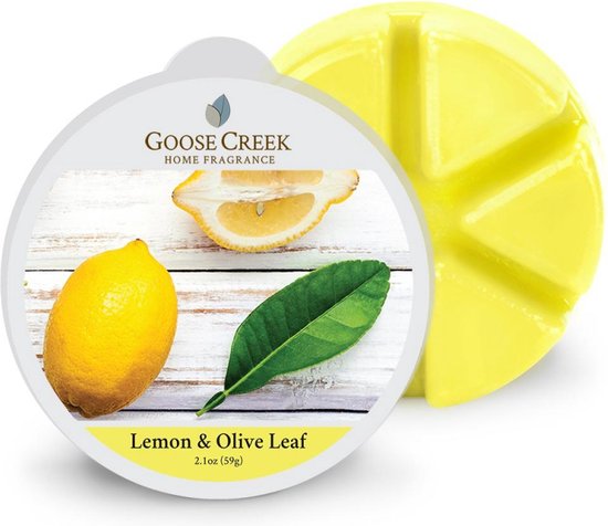 goose creek wax melt Lemon & Olive Leaf