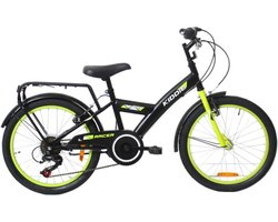 Kinderfiets Uniek 1Speed 20'' Black/Green