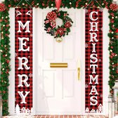 Kerstbannesr - deur kerst decoratie - inclusief bevestigingshaken - 180 cm lang