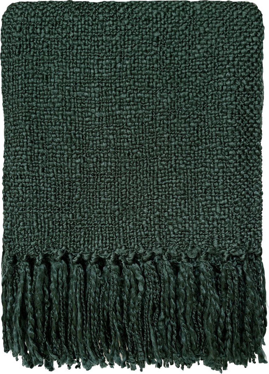 Malagoon - Forest green solid throw