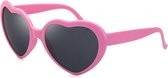 Hartjes zonnebril - Special effect bril - Space zonnebril - 3D effect- Festival zonnebril - Hartjes Zonnebril met speciale effecten - Hartjes Space Bril - Baby Roze