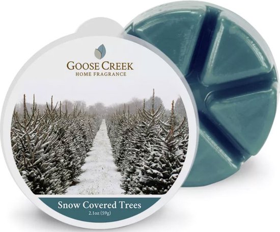 Goose creek snow covered trees wax melts