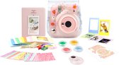 Set complet d' Accessoires de vêtements pour bébé pour Fujifilm Instax Mini 11 - Sac pour appareil photo avec Filtres, album photo et plus encore - Rose marguerite