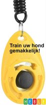 *** Click Klikken-Hond-Training Honden-Trainen-Met-Bevestiging - Geel - van Heble® ***
