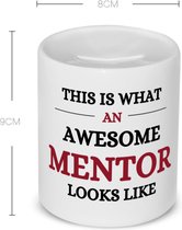 Akyol - awesome mentor looks like Spaarpot - Mentor - je mentor - school - verjaardagscadeau - kado - gift - 350 ML inhoud