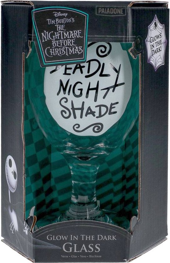 The Nightmare Before Christmas - Glow in the Dark Glas - Paladone