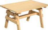 Jee & Bee - table de jardin - Bois de pin - Ultra robuste - Table pour 4