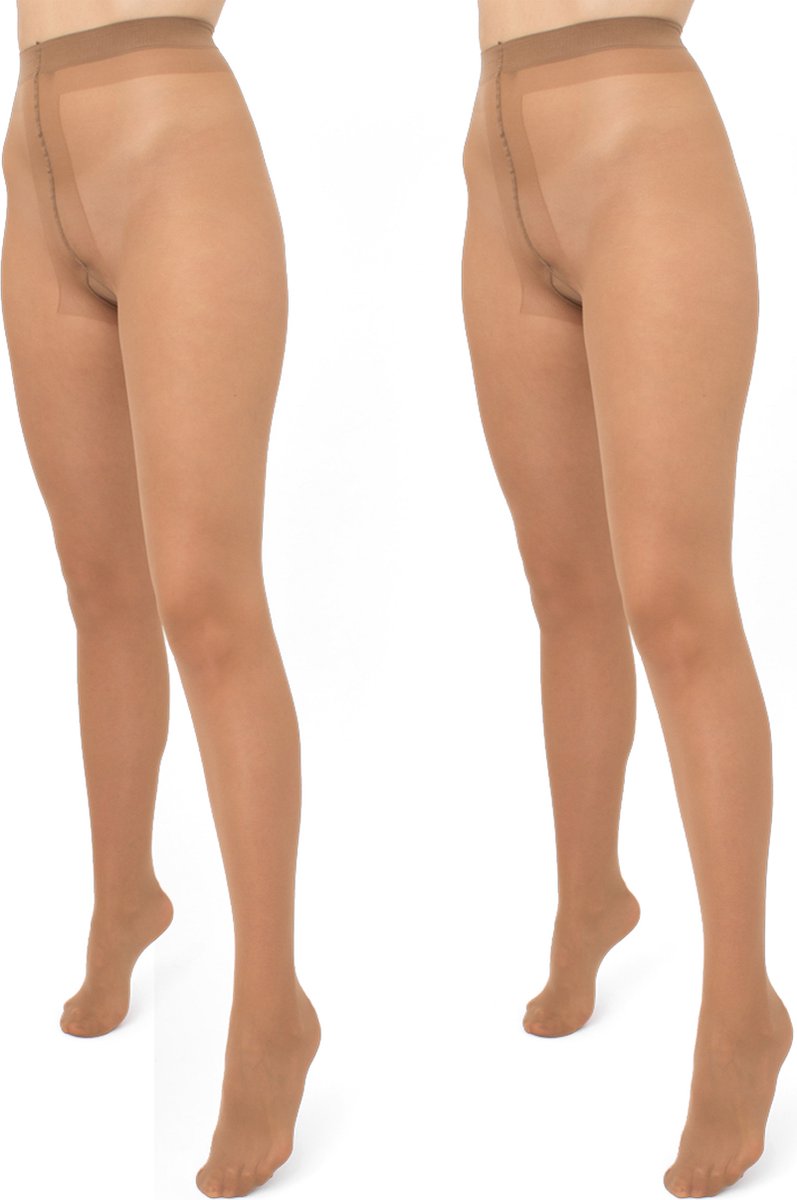 Giulia - Infinity klassieke 20den (Multipack) panty - Karamel - M