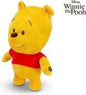 Winnie de Poeh Pluche - Met Geluid - Knuffel 35 cm [Winnie the Pooh Beer Plush Toy | Speelgoed Knuffeldier knuffelbeer voor kinderen jongens meisjes Teddybeer | Friends: Tijgetje - Iejoor/Eeyore - Knorretje Piglet]