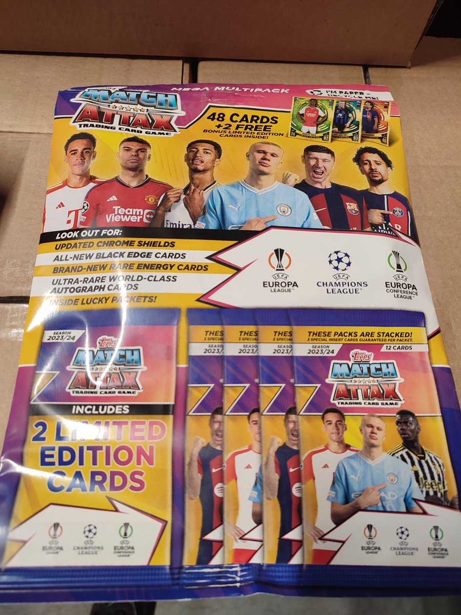 TOPPS CHAMPIONS LEAGUE MATCH ATTAX MULTIPACK CARDS NL 2023 BE