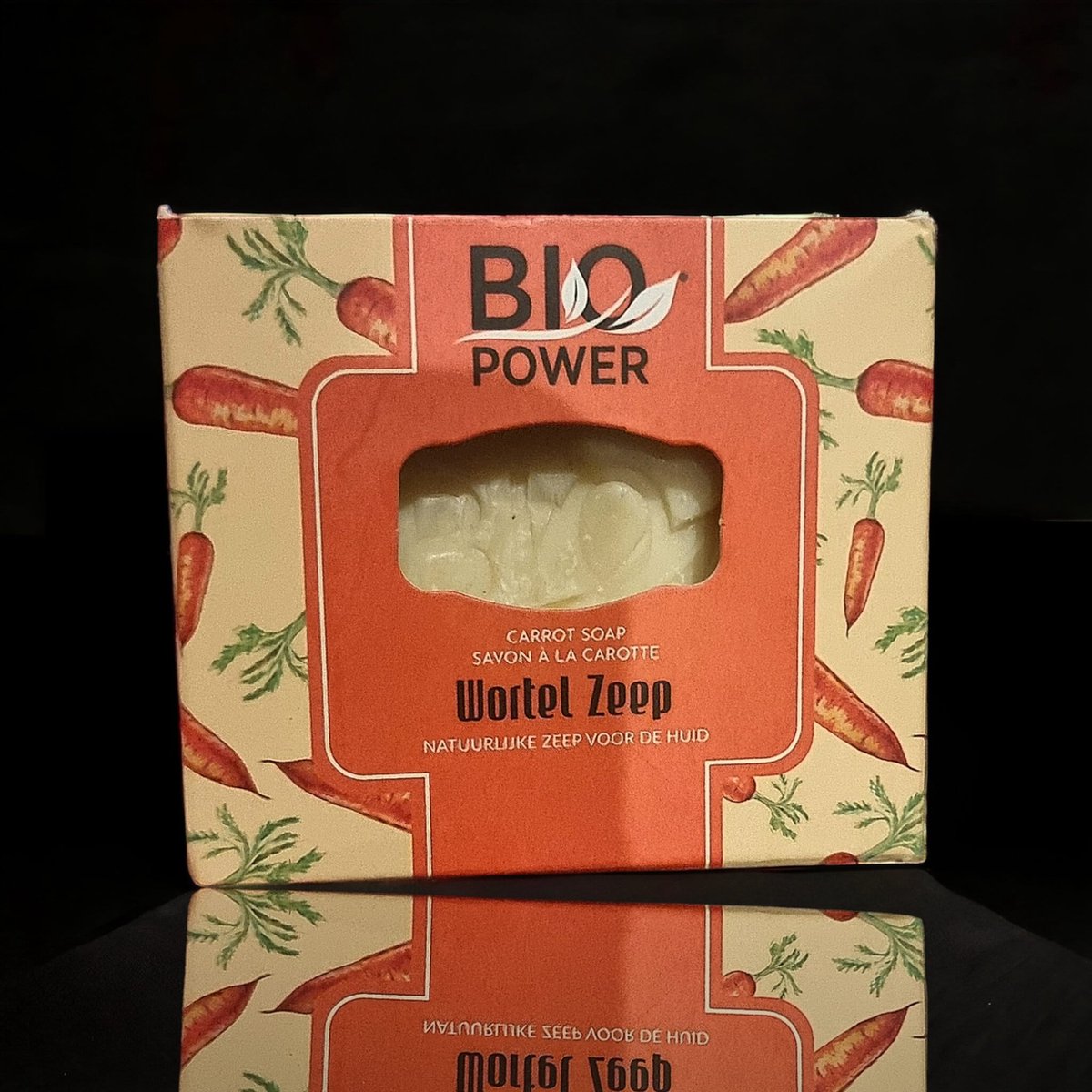 AliRose - Wortel Zeep - Bio Power - 100% natuurlijk - 3x 125 gram