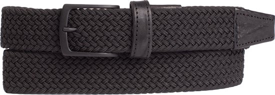 Presly & Sun Heren - Leren Riem - 105 cm - Zwart - 35-24