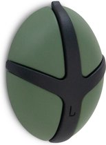 Spinder Design TICK Wandkapstok - Sage Green / Zwart