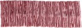 Bandeau à rayures 7 cm en velours vieux rose rayé en Tissus