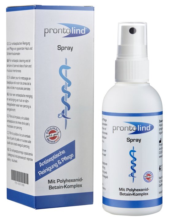 Prontolind Piercing Spray - 75 ml - Piercing Nazorg Aftercare Verzorging Spray - Sterilon solution