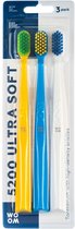 Woom tandenborstels 5200 ultra soft 3 stuks verpakking
