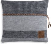 Coussin Knit Factory Roxx 50x50 Gris / Anthracite