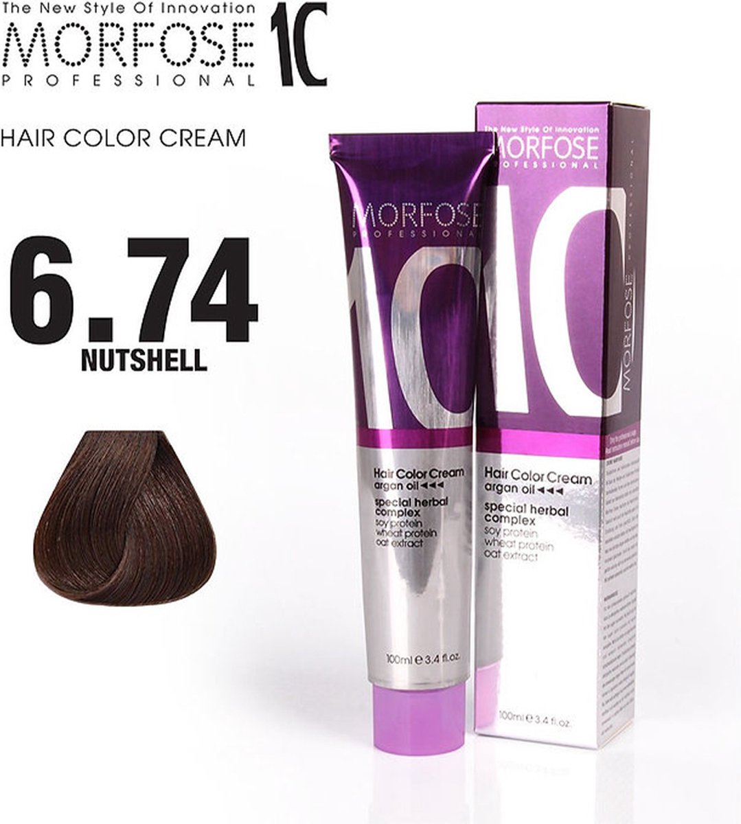 Morfose Color Cream 6.74 Hot Cacoa 100ml Haarverf