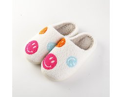 Budino® 3 Smileys Pantoffels - 3 Smileys Sloffen - Pantoffels - Sloffen - Dames en Heren - 3 Smileys - Maat 43/44