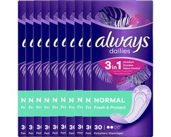 Always Dailies Inlegkruisjes Normal - 300 stuks