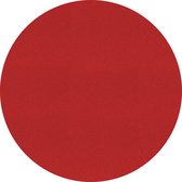 Raved Rood Rond Polyester Tafelkleed - 160 cm ø - Kreukvrij