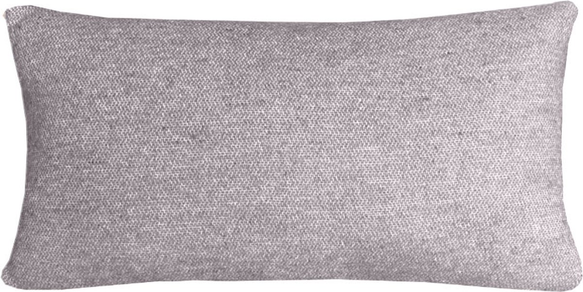 Magic violet double faced recycled wool rectangle cushion
