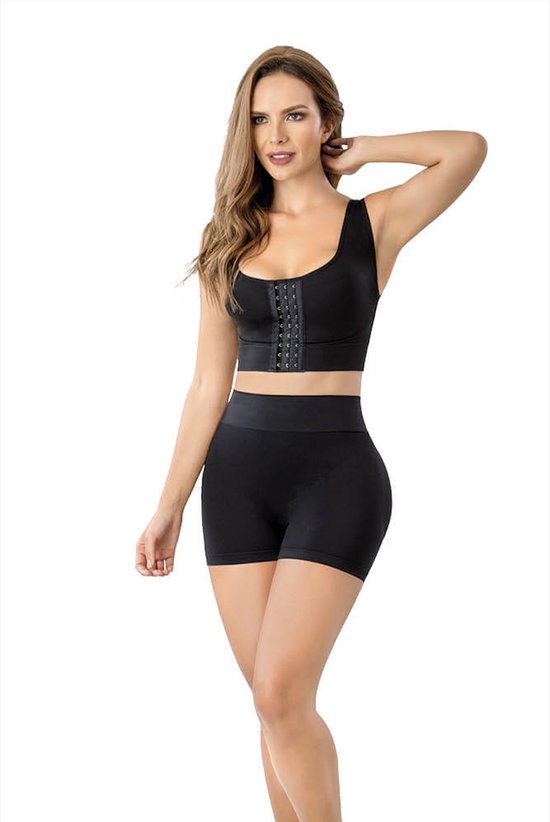 Linorie Boxer correcteur sans couture pour rehausser les Shapewear - Zwart - M