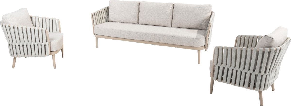 Taste by 4 Seasons Eva stoel-bank loungeset 3-delig