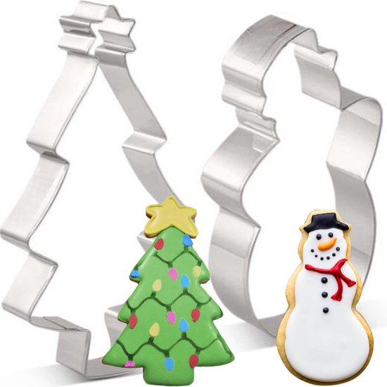 Ensemble d'emporte-pièces de Noël de Noël et bonhomme de neige – Découpes  en acier... | bol