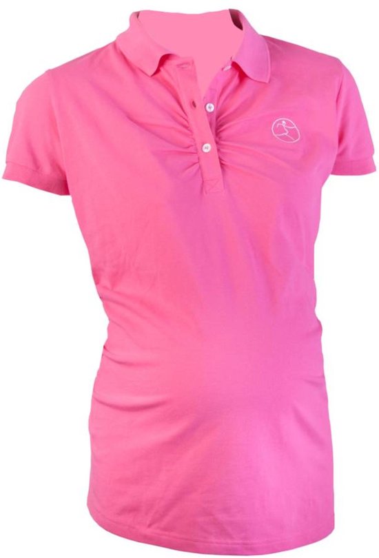 active mama - vêtements de maternité - vêtements de sport de maternité - polo pour votre grossesse - rose - taille XL