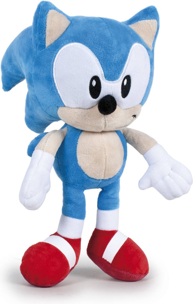 Sonic - The Hedgehog - Pluche Knuffel - Blauw - 30 cm - Sega