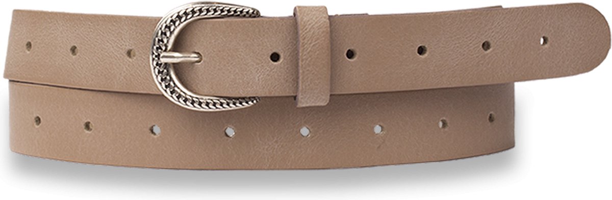 Petrol Plus Dames - Leren Riem - 135 cm - Beige - 25296