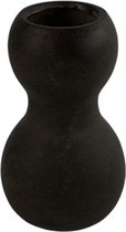 Vaas Frances - zandloper - zwart - 21 cm