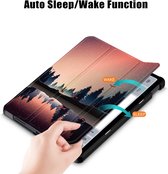 Tri-Fold Book Case met Wake/Sleep - Geschikt voor Xiaomi Redmi Pad SE Hoesje - Dusk