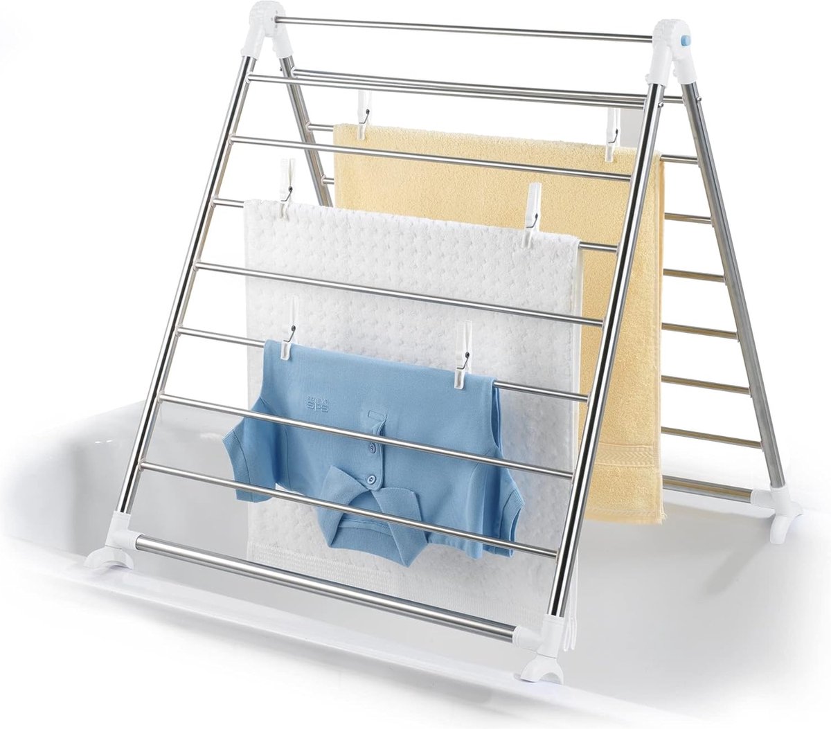 Goedkoopste Inklapbare bad-wasdroger met 9 m drooglengte - Roestvrij staal, ruimtebesparend en verstelbaar