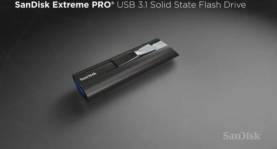 SanDisk Extreme PRO 128 Go : clé USB 3.2 gen 1 SSD avec vitesses de lecture  jusqu'à 420 Mo/s et vitesses d'écriture jusqu'à 380 Mo/s 