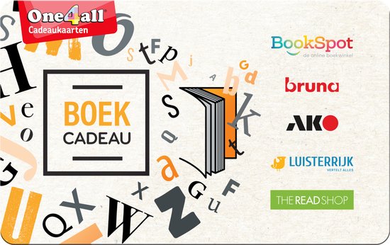BoekCadeau - Cadeaubon - 25 euro + cadeau-envelop