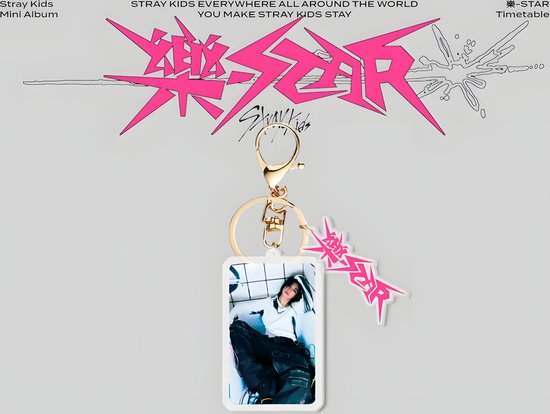 Stray Kids ROCK-STAR Porte-clés Acrylique Porte-clés variante 5 [Porte-clés]