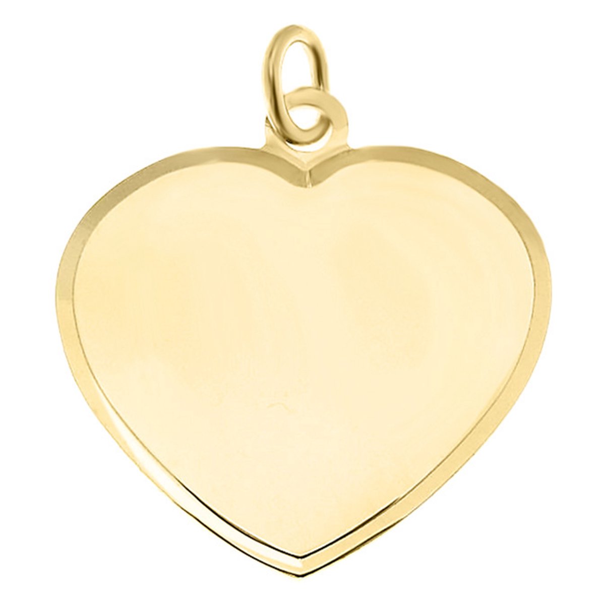 Juwelier Zwartevalk - 14 karaat gouden hart hanger 14.101.170