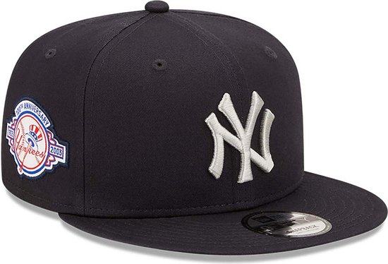 New York Yankees Team Side Patch Blue 9FIFTY Snapback Cap 9FIFTY Colour: Blue