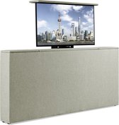 Bedonderdeel - Soft bedden TV-Lift meubel Voetbord - Max. 42 inch TV - 100 breed x85x21 - Lentegroen