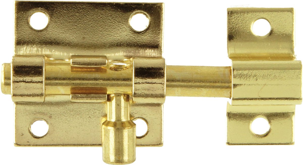 AMIG schuifslot/plaatgrendel - aluminium - 35cm - zilver - incl