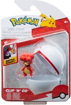 Pokémon - Figurine de jeu - Clip 'N' Go - Magby