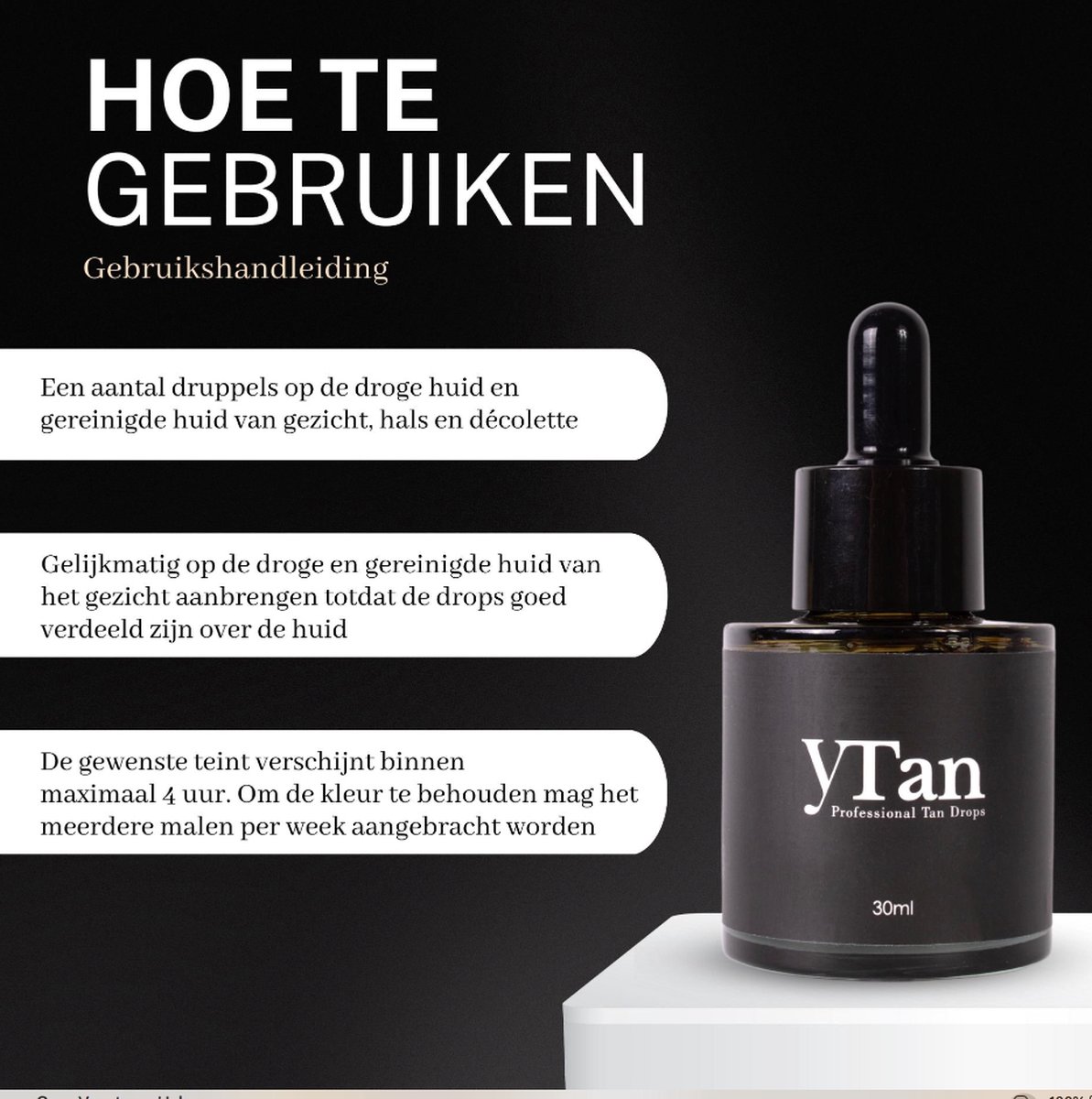 YTan® Professional Tan Drops - Zelfbruiner - Magic Drops - Self Tan - Bruinen Zonder Zon - Druppels – foto 5