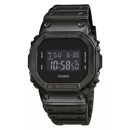 Casio DW-5600BB-1ER - Horloge - 43 mm - Kunststof - Zwart