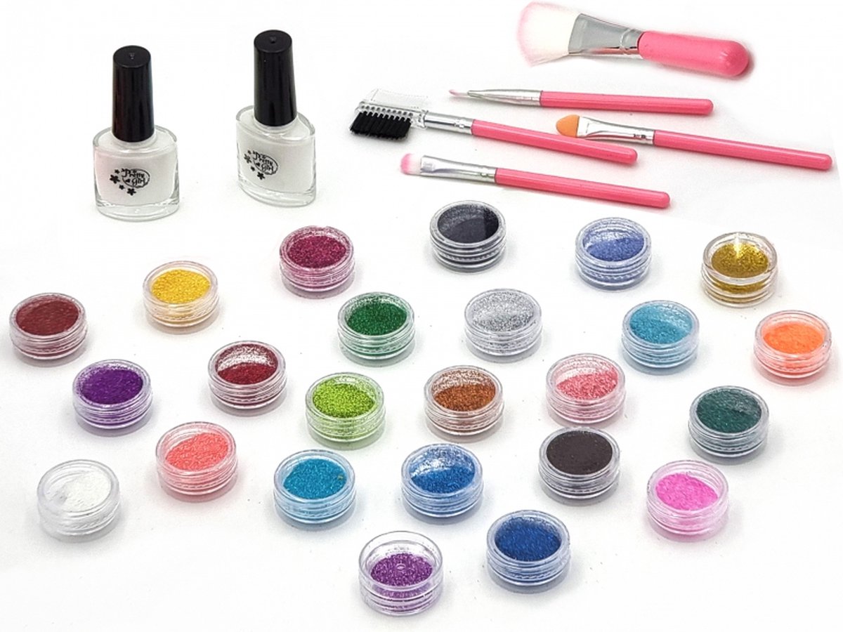 WOOPIE kinder Glitter Tattoo speelgoed set meisjes - Glitter tattoos - Speelgoedtattoo - XXL set — afbeelding 2