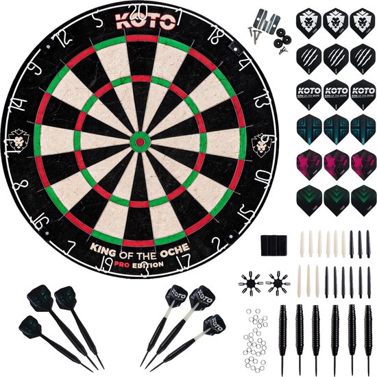 KOTO darts Square 6 PCS – Dartbord Surround Black kopen