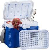 Relaxdays Koelbox - klein - koeltas - camping - mini koelkast - handvat - zonder stroom