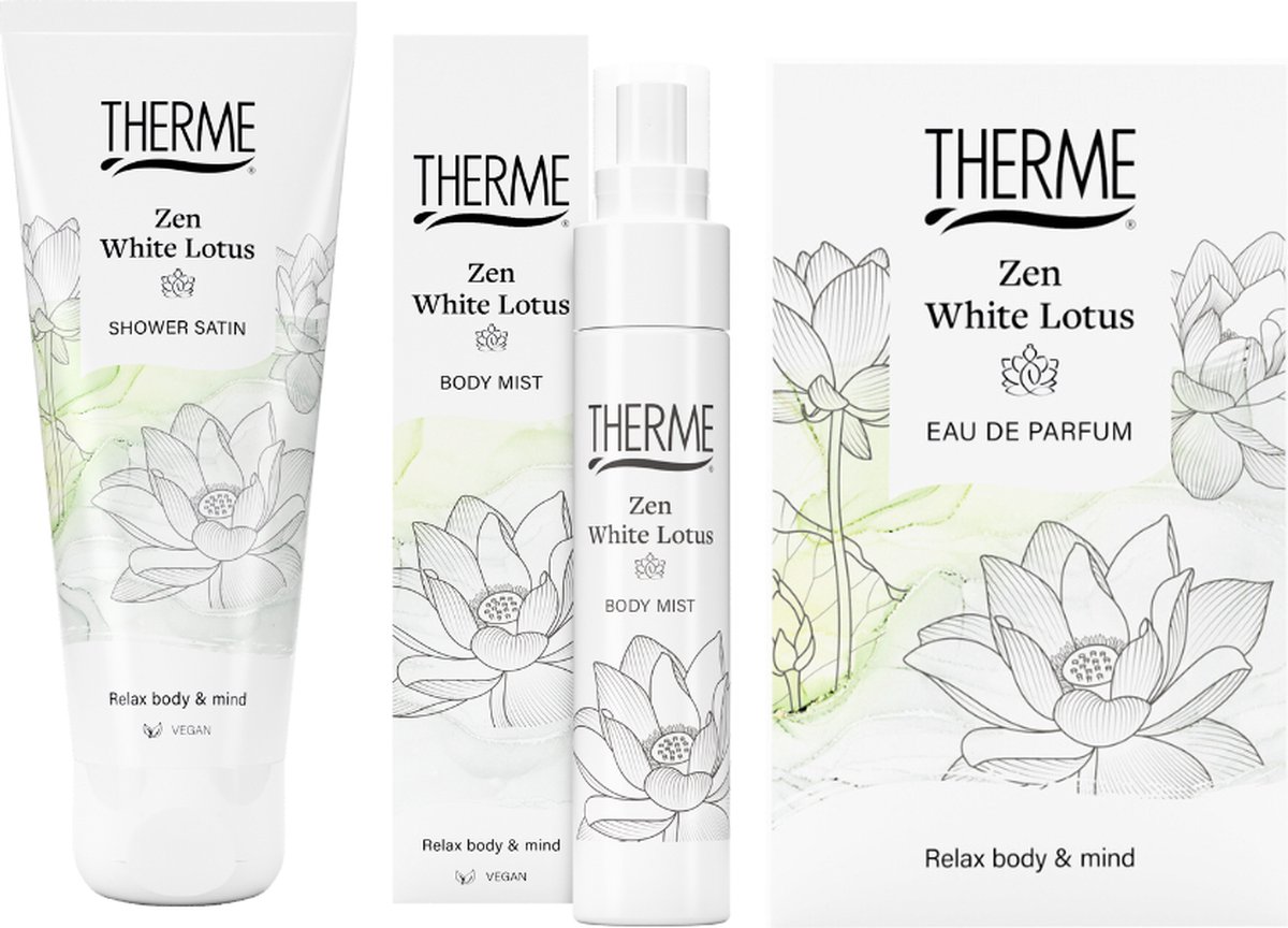 Goedkoopste Therme Cadeauset Zen White Lotus Parfum & Body Mist