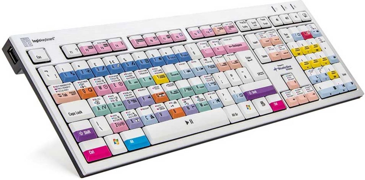 LogicKeyboard Presonus StudioOneUK (PC/Slim) Studio One Tastatur english - Toetsenbord